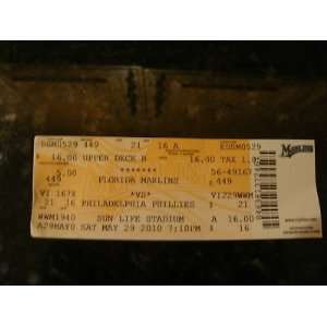 Roy Halladay Perfect Game Ticket 5/29/10