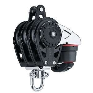   57mm Triple Carbo Block w/Cam Cleat and Becket: Sports & Outdoors