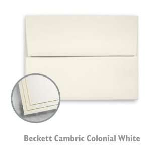  Beckett Cambric Colonial White Envelope   250/Box Office 