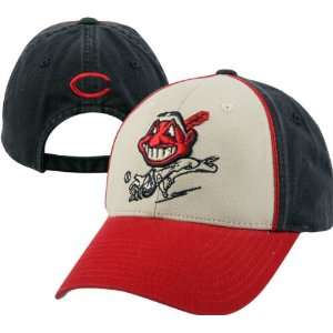  Cleveland Indians Pastime Retro Logo Washed Twill 
