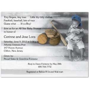  Rookie of The Year Baby Shower Invitations   Set of 20 