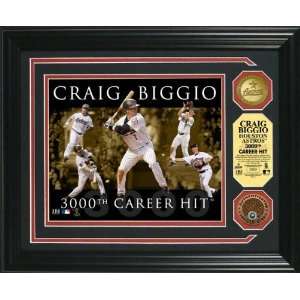  Craig Biggio Houston Astros Dominance Photomint with 24KT 