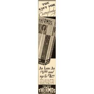  1922 Ad Thermos Bottle Vacuum Flask Dewar Insulation 