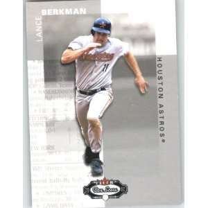  2002 Fleer Box Score #51 Lance Berkman   Houston Astros 
