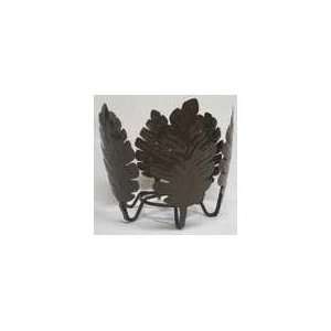  LEAF STAND, Color: BROWN; Size: 10 INCH (Catalog Category 