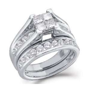   Diamond Wedding Engagement Bridal Ring Set: Rodeo Jewels Co: Jewelry
