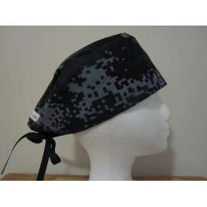   Mens Scrub Cap, Surgical Hat, Navy Digital Camouflage: Everything Else