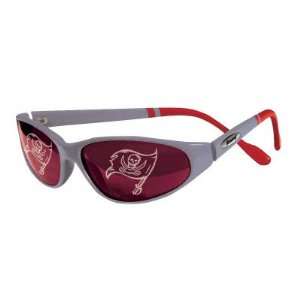 Tampa Bay Buccaneers Reflex Pewter/Red Tip Sunglasses  