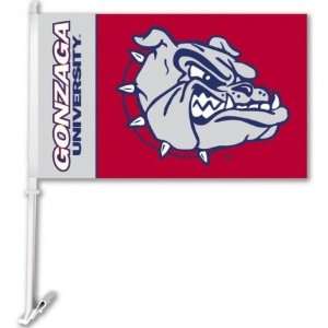   97078 Gonzaga Bulldogs  Car Flag W Wall Brackett
