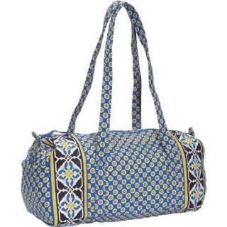  Vera Bradley Small Duffel Bag in Riviera Blue: Clothing