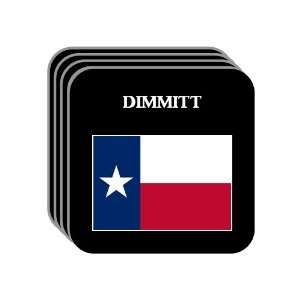  US State Flag   DIMMITT, Texas (TX) Set of 4 Mini Mousepad 