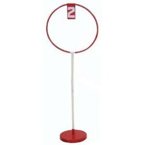  1 Hole Indoor 52 Hoop Disc Toss Target Game with Base 