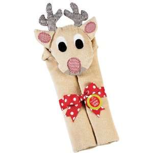  Mudpie Reindeer Hooded Towel: Baby