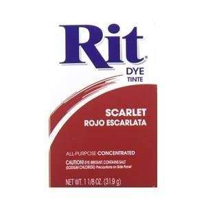  Rit Dye 5 Rit Powder Dye, Scarlet (6 Pack): Home 