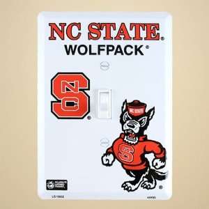  North Carolina State Wolfpack White Switch Plate Cover 