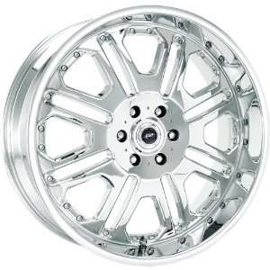 JR Tank 20x8.5 Chrome Wheel / Rim 5x115 with a 18mm Offset and a 71.50 
