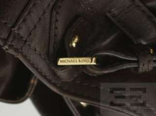 Michael Michael Kors Brown Leather Gansevoort Large Tote Bag  