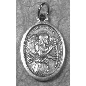  St. Gabriel the Archangel Medal 20 Steel Chain Jewelry