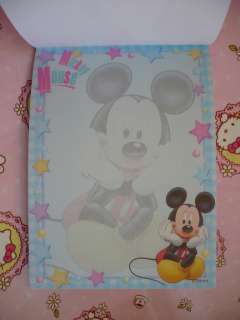   Mickey Mouse and Minnie Mouse Stationery Memo Pad Memo Paper C  
