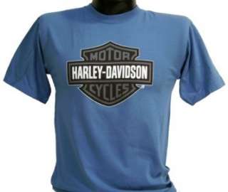 Harley Davidson Las Vegas Dealer Tee T Shirt Blue / Gray B&S MEDIUM 
