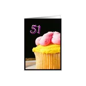  Happy 51st Birthday muffin Card Toys & Games