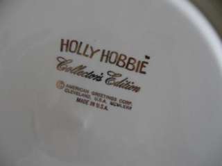 1972 HOLLIE HOBBY Just a Little Thoughtfulness Collectors Plate Made 