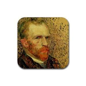   Self Portrait 5 By Vincent Van Gogh Square Coasters