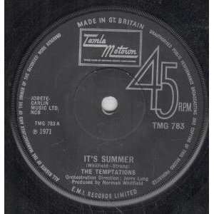   SUMMER 7 INCH (7 VINYL 45) UK TAMLA MOTOWN 1971 TEMPTATIONS Music