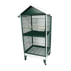   Story Pitched Roof Aviary Bird Cage   76 Inch High