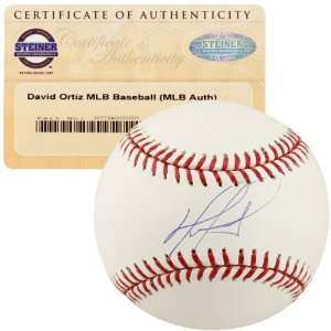   Red Sox David Ortiz Signed MLB Baseball (MLB Auth): Sports & Outdoors