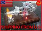 Hot Air Stirling Engine Red Bulb Education Toy Kits Electricity Power 