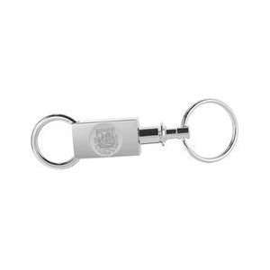 Dartmouth   Two Sectional Key Ring   Silver:  Sports 