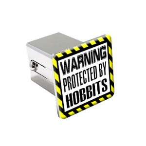  Protected By Hobbits   Chrome 2 Tow Trailer Hitch Cover 