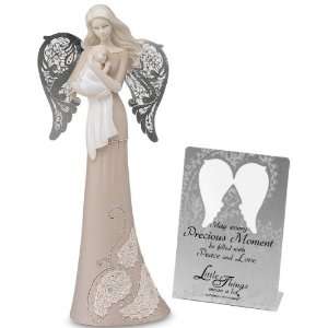   Mean a Lot 8 Inch Angel Holding Baby, Precious Moment
