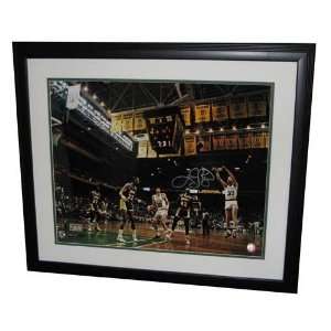  Autographed Larry Bird 16x20 Framed vs. Lakers Sports 