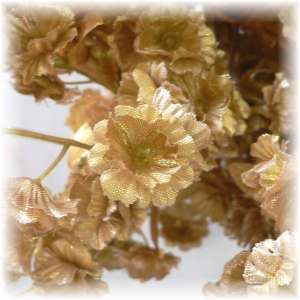 12 GOLD Silk Babys Breath Wedding Flowers Centerpiece Fillers Silk 