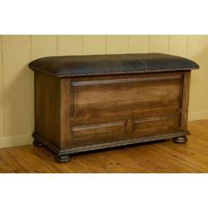   Creek Series Blanket Chest w/ Leather Seat   YOD 1354