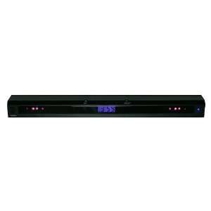   Black Wireless Sensor Bar with LED Clock for Nintendo Wii Video Games