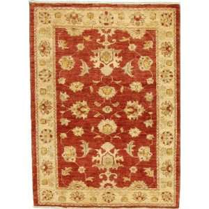    36 x 48 Red Hand Knotted Wool Ziegler Rug: Furniture & Decor