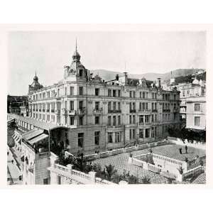  1902 Print Metropole Hotel French Riviera Principality Monte Carlo 