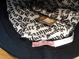 Juicy Couture Canvas Cloche Hat w/ Buckle Fashionable   
