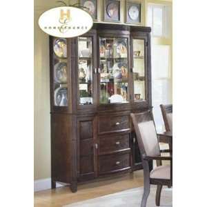   Collection Hardwood China Cabinet /Buffet Hutch: Home & Kitchen