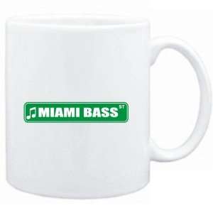  Mug White  Miami Bass STREET SIGN  Music Sports 