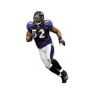  Ray Lewis Charging   FatHead Life Size Graphic Sports 