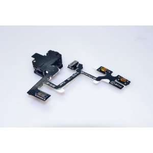   Audio Jack Flex Cable For iPhone 4G Black: Cell Phones & Accessories