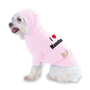  I Love/Heart Monsters Hooded (Hoody) T Shirt with pocket 
