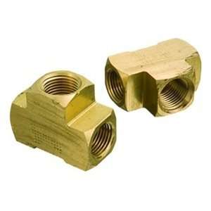  1/4FPT 1.56 OAL 1200psi Brass Pipe Fitting Female Tee 