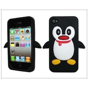  Hot Penguin Soft Silicone Rubber Skin Case cover for Apple 