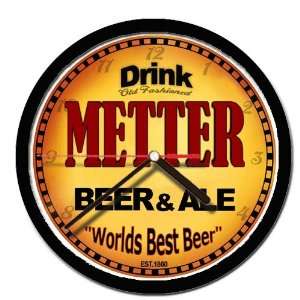  METTER beer and ale cerveza wall clock 