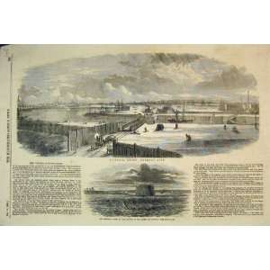  1856 Victoria Docks Martello Tower Fair Way Thames